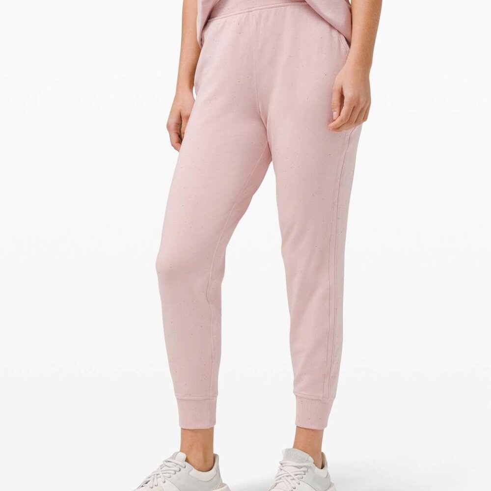 Lululemon Mink Berry Speckled Pink Speckled Joggers Great condition